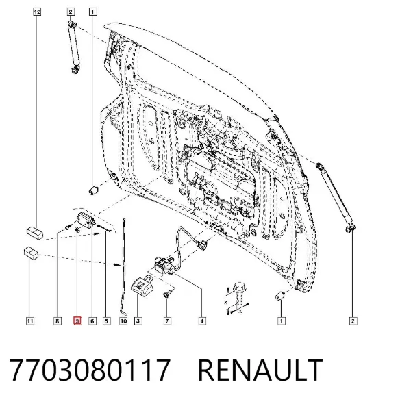  7703080117 Renault (RVI)
