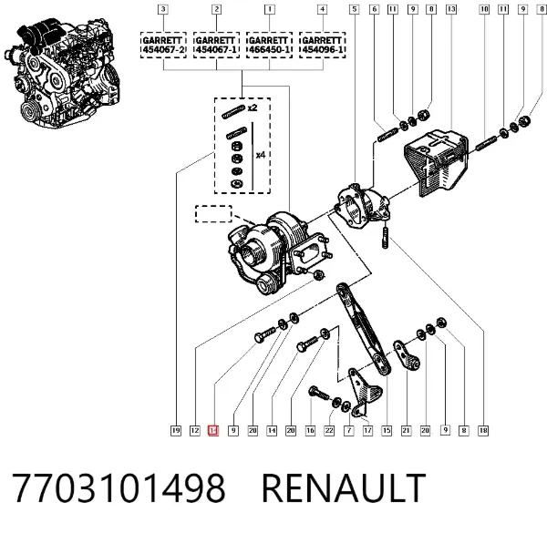  7703101498 Renault (RVI)
