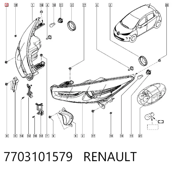  7703101579 Renault (RVI)
