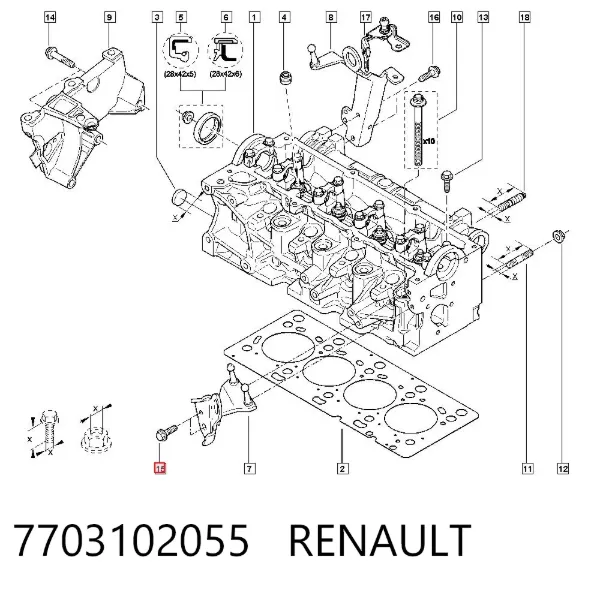  7703102055 Renault (RVI)