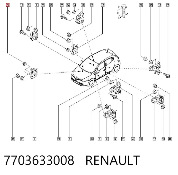  7703633008 Renault (RVI)