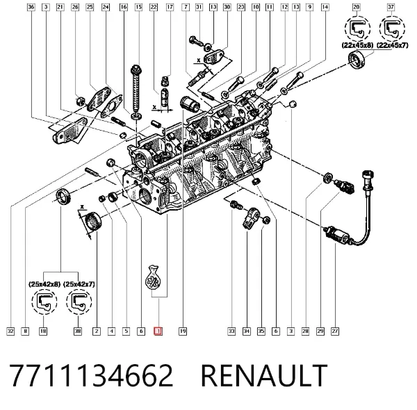  7711134662 Renault (RVI)