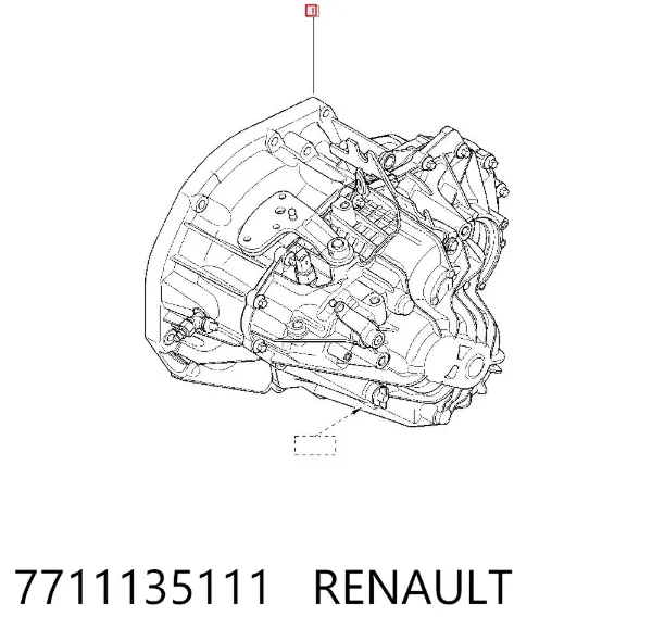 Caixa de Mudança montada (caixa mecânica de velocidades) 7711135111 Renault (RVI)