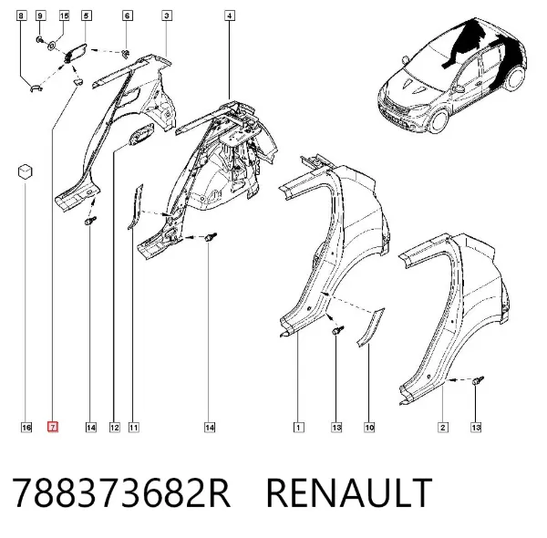 788373682R Renault (RVI)