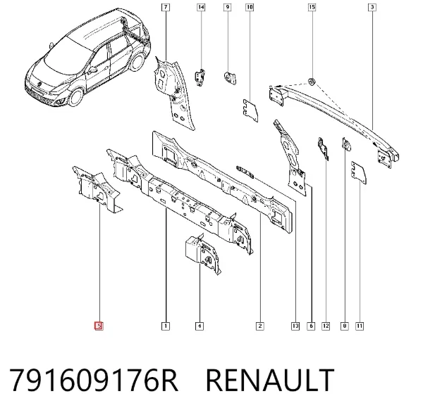  791609176R Renault (RVI)