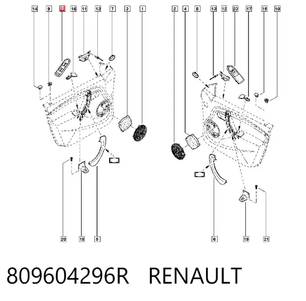  809604296R Renault (RVI)