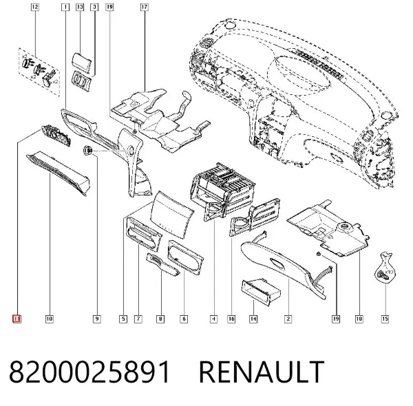 8200025891 Renault (RVI)