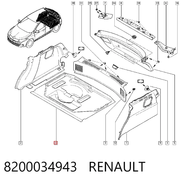  8200034943 Renault (RVI)