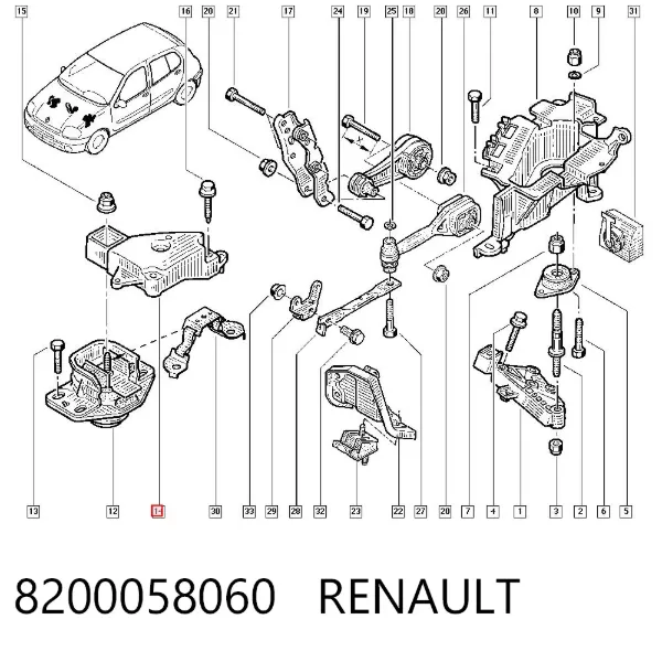  8200058060 Renault (RVI)