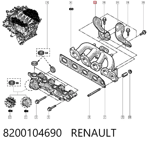  8200104690 Renault (RVI)