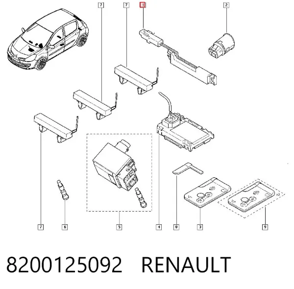  8200125092 Renault (RVI)