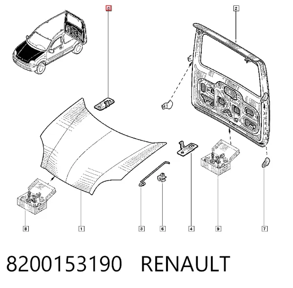  8200153190 Renault (RVI)
