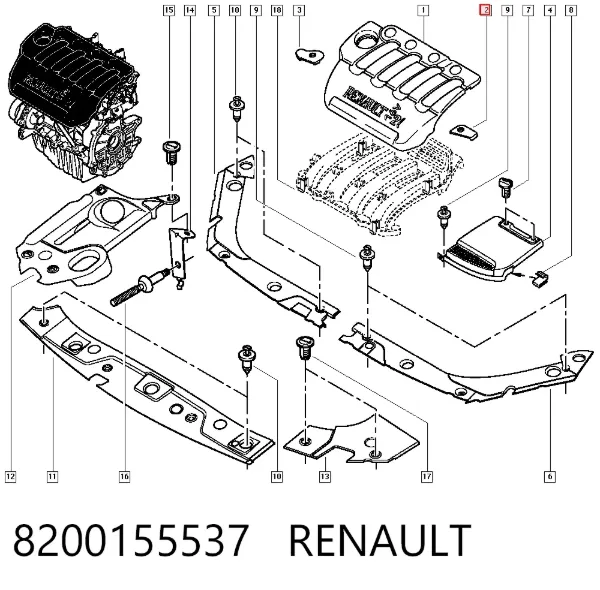  8200155537 Renault (RVI)