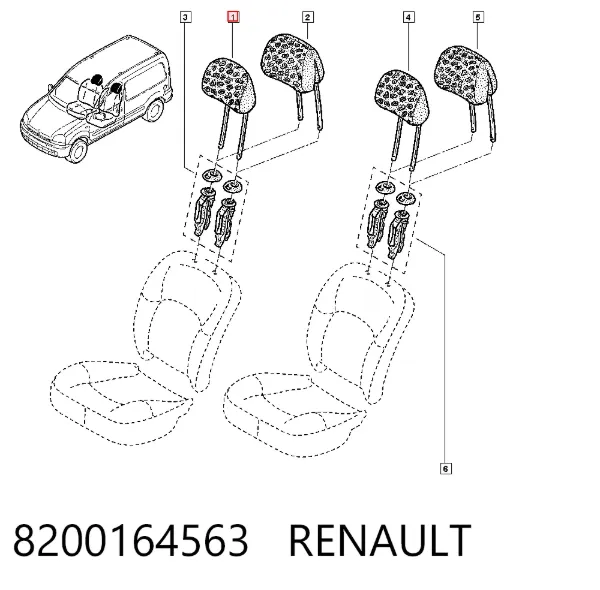 Válvula EGR de recirculação dos gases 8200164563 Renault (RVI)