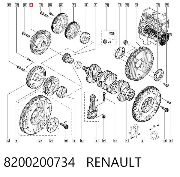  8200200734 Renault (RVI)