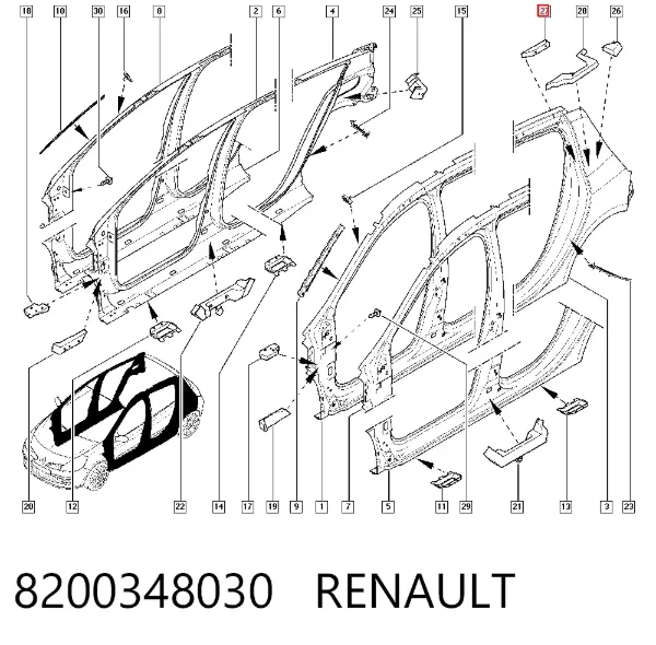  8200348030 Renault (RVI)