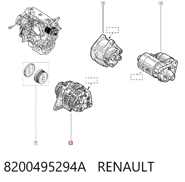 Gerador 8200495294A Renault (RVI)