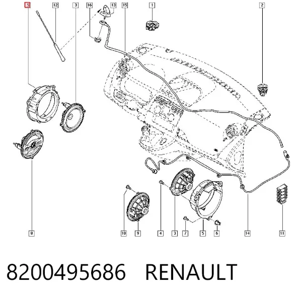  8200495686 Renault (RVI)