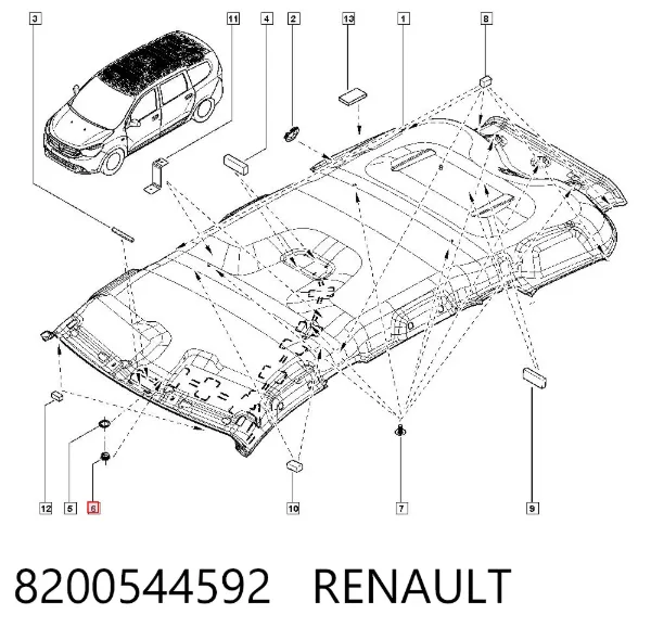 8200544592 Renault (RVI)