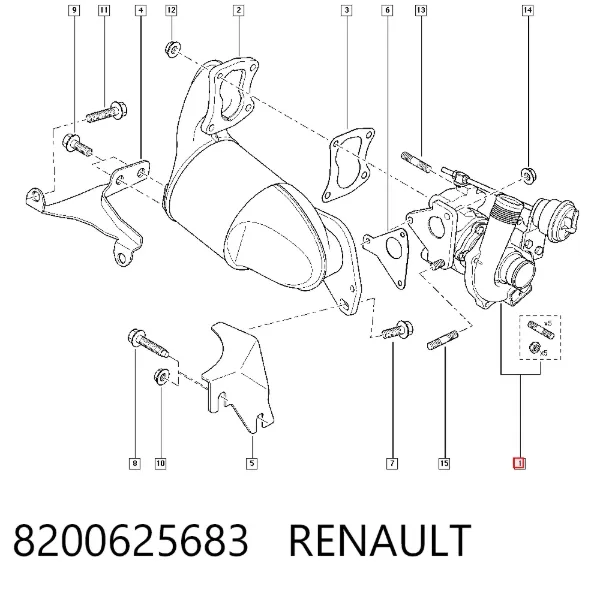 Turbina 8200625683 Renault (RVI)