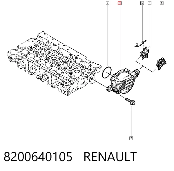 Bomba a vácuo 8200640105 Renault (RVI)