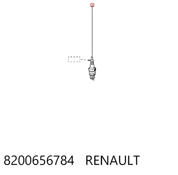 Vela de ignição 8200656784 Renault (RVI)