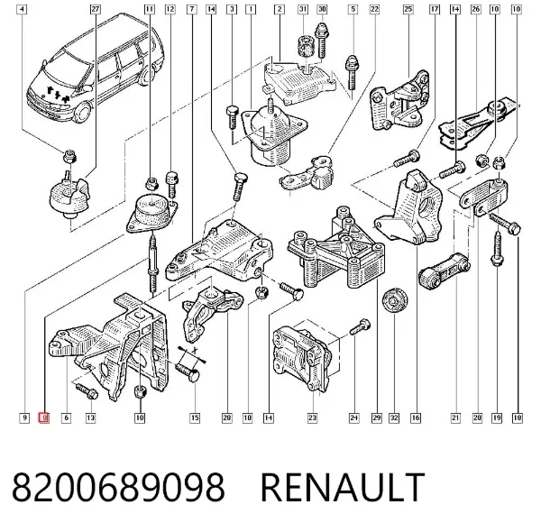  8200689098 Renault (RVI)