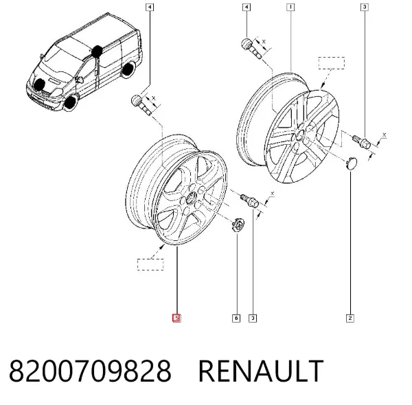  8200709828 Renault (RVI)