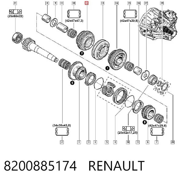  8200885174 Renault (RVI)