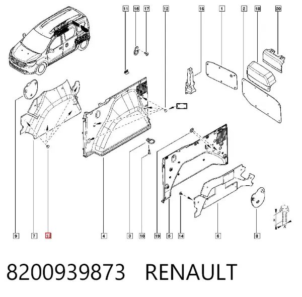  8200939873 Renault (RVI)