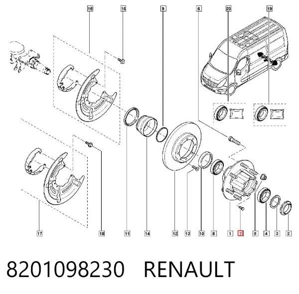  8201098230 Renault (RVI)