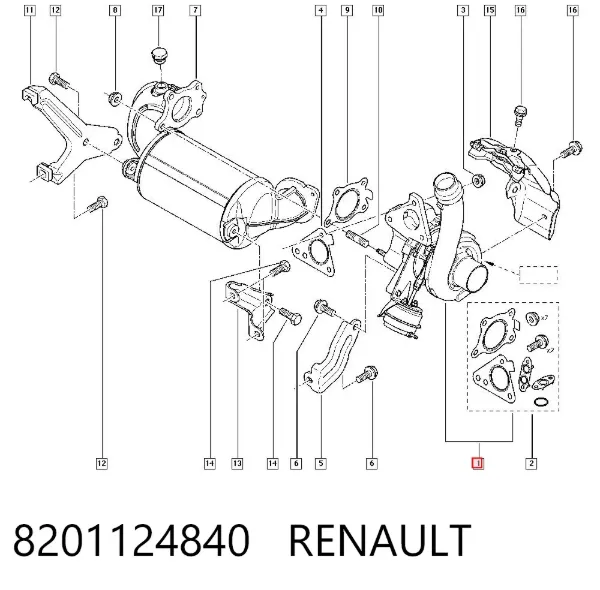 Turbina 8201124840 Renault (RVI)