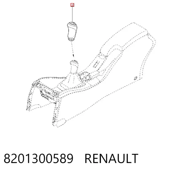 Cabo da avalanca da Caixa de Mudança 8201300589 Renault (RVI)