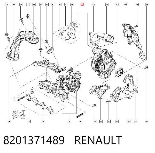 Turbina 8201371489 Renault (RVI)