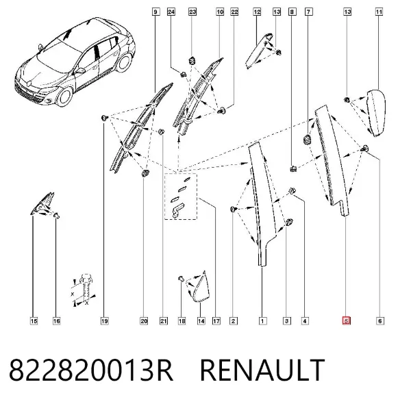  822820013R Renault (RVI)