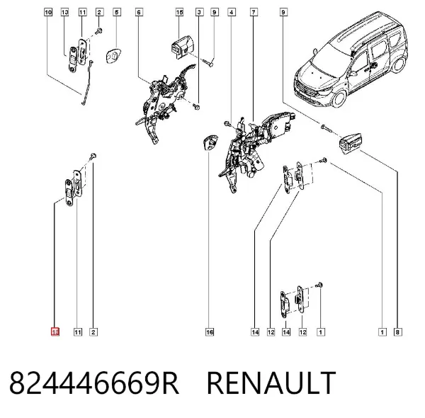  824446669R Renault (RVI)