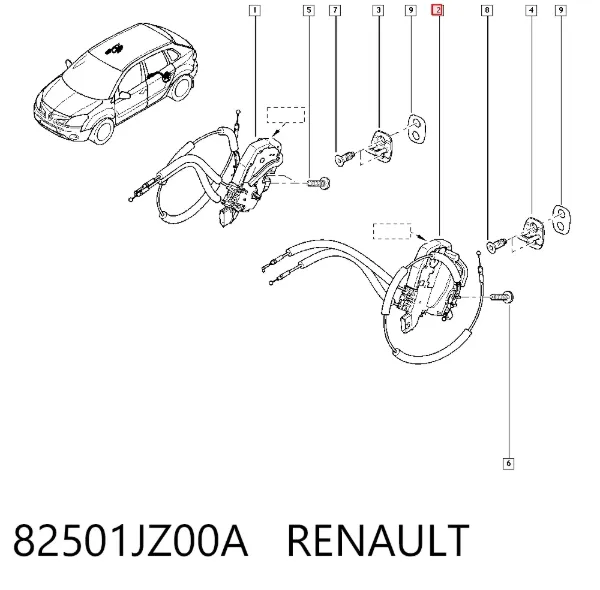  82501JZ00A Renault (RVI)
