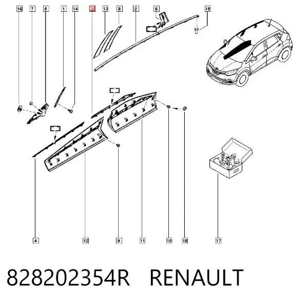  828202354R Renault (RVI)