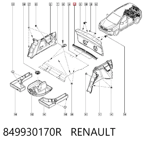  849930170R Renault (RVI)