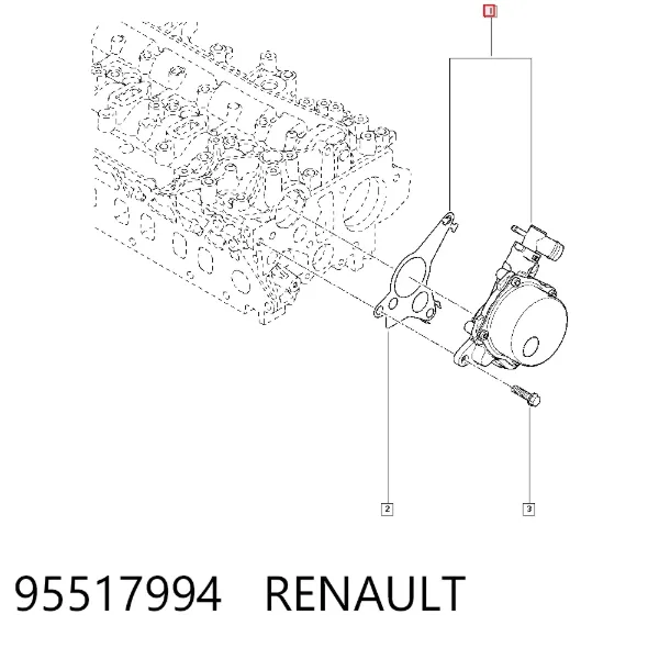 Bomba a vácuo 95517994 Renault (RVI)