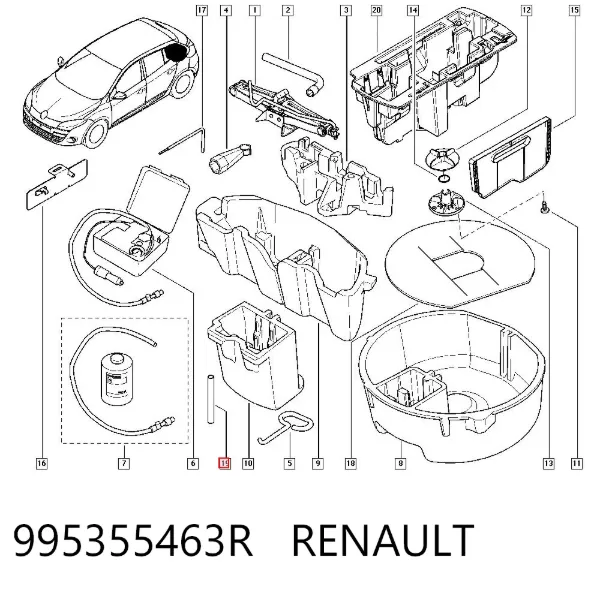 Gancho de reboque Renault Trafic III