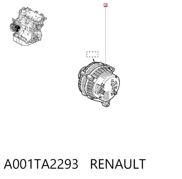 Gerador A001TA2293 Renault (RVI)