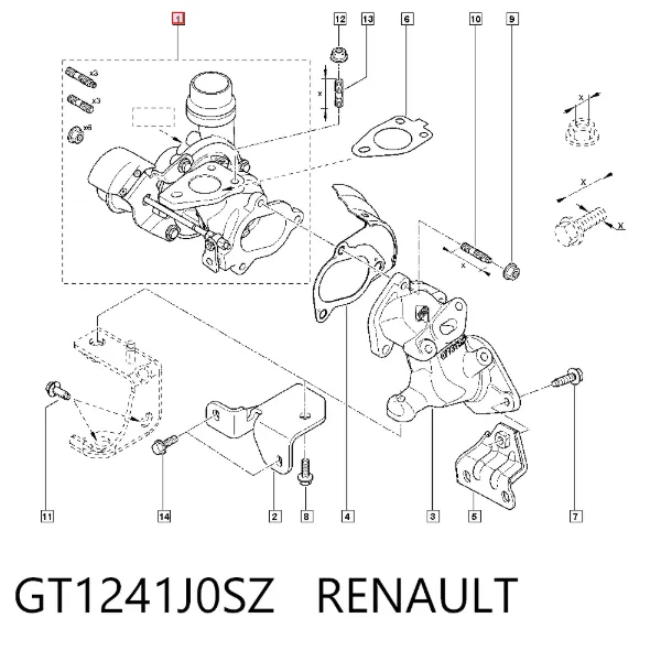 Turbina GT1241J0SZ Renault (RVI)