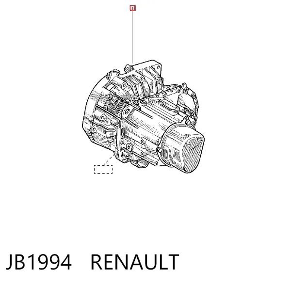 Caixa de Mudança montada (caixa mecânica de velocidades) JB1994 Renault (RVI)