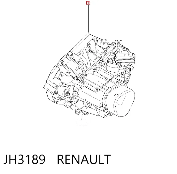 Caixa de Mudança montada (caixa mecânica de velocidades) JH3189 Renault (RVI)