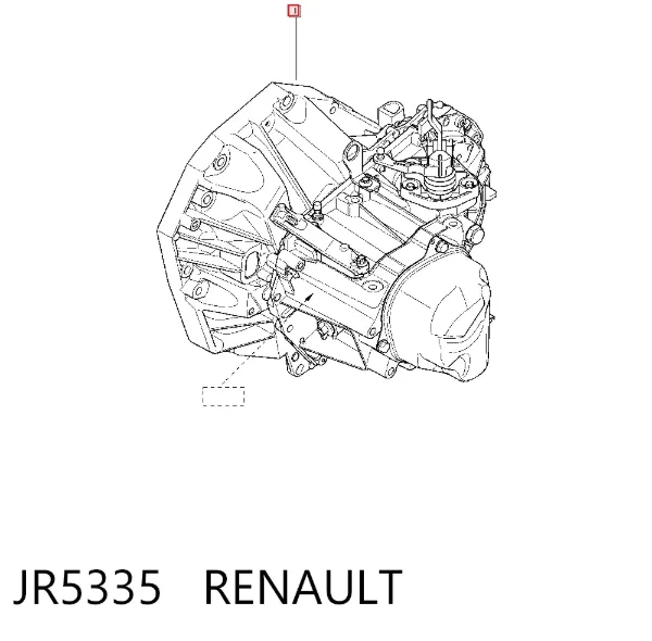 Caixa de Mudança montada (caixa mecânica de velocidades) JR5335 Renault (RVI)