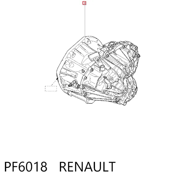 Caixa de Mudança montada (caixa mecânica de velocidades) PF6018 Renault (RVI)