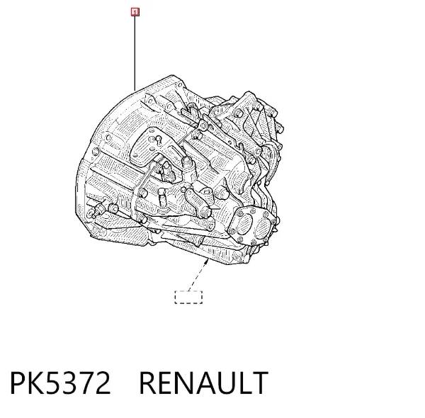 Caixa de Mudança montada (caixa mecânica de velocidades) PK5372 Renault (RVI)