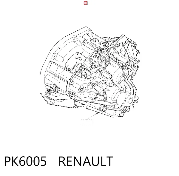 Caixa de Mudança montada (caixa mecânica de velocidades) PK6005 Renault (RVI)