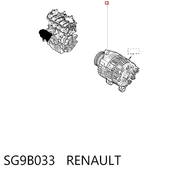 Gerador SG9B033 Renault (RVI)